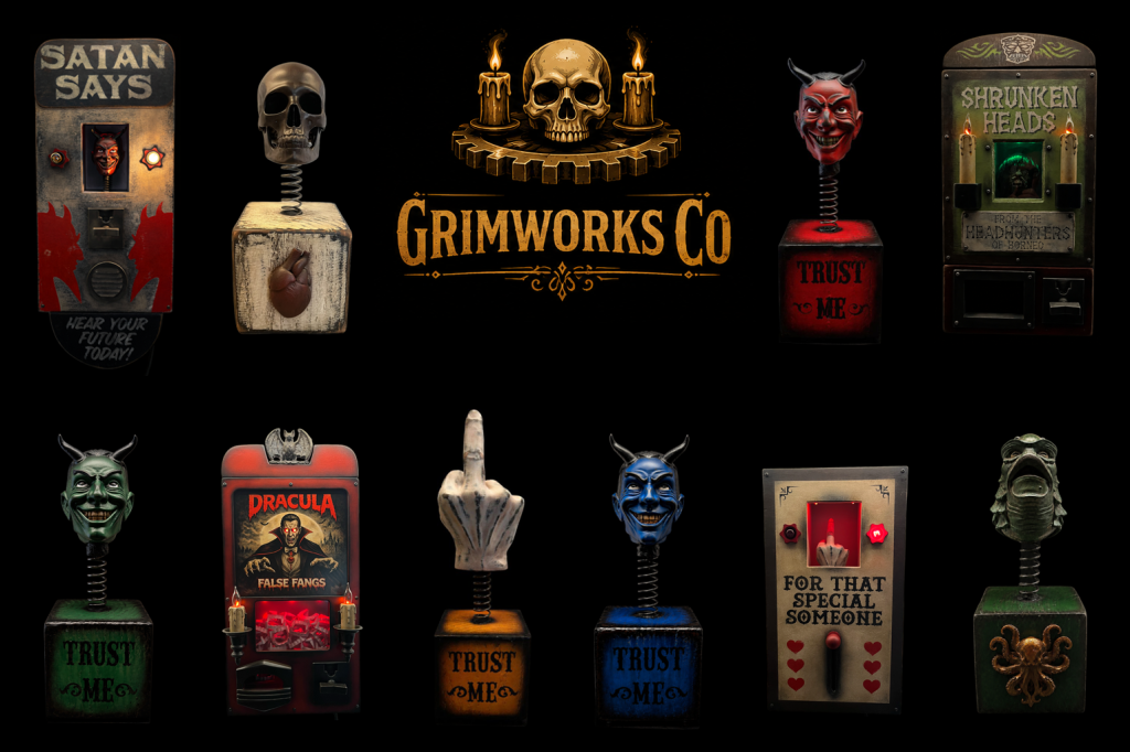 Grimworks Co Handmade Gothic Collectibles Grimworks Co handmade gothic collectibles collage
